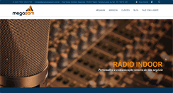 Desktop Screenshot of megasomrs.com.br